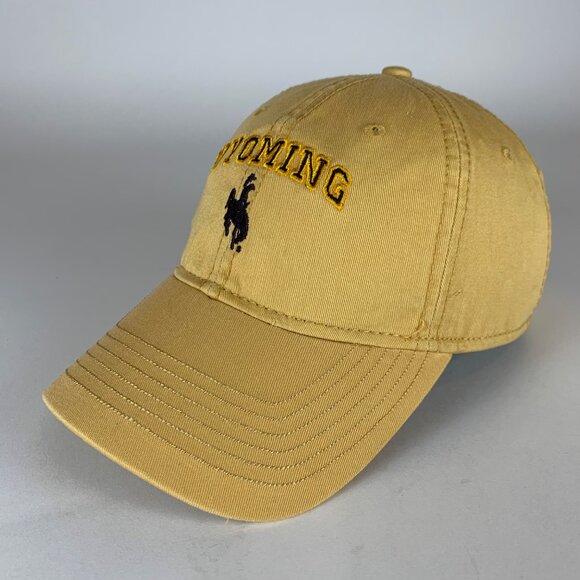 Wyoming Cowboys NCAA Yellow Gold Ouray Relaxed Fit Strapback Adjustable Hat - Picture 1 of 5